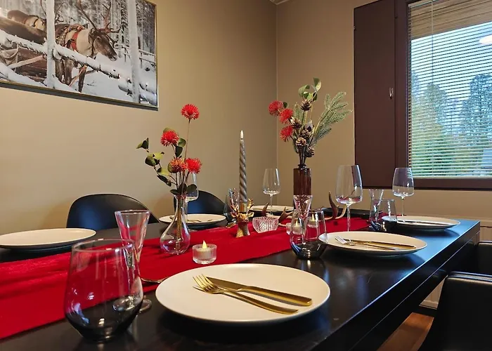 וילה Aurora Ounas - Jacuzzi & Sauna, Next To Center *